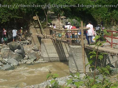 Having Fun in the Philippines at a jungle traditional bamboo party pavilion