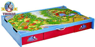 Island of Sodor Thomas under the bed trundle train table for the ultimate kids bedroom decorations