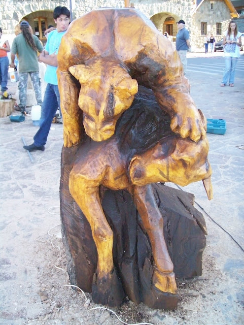 escultura en bariloche