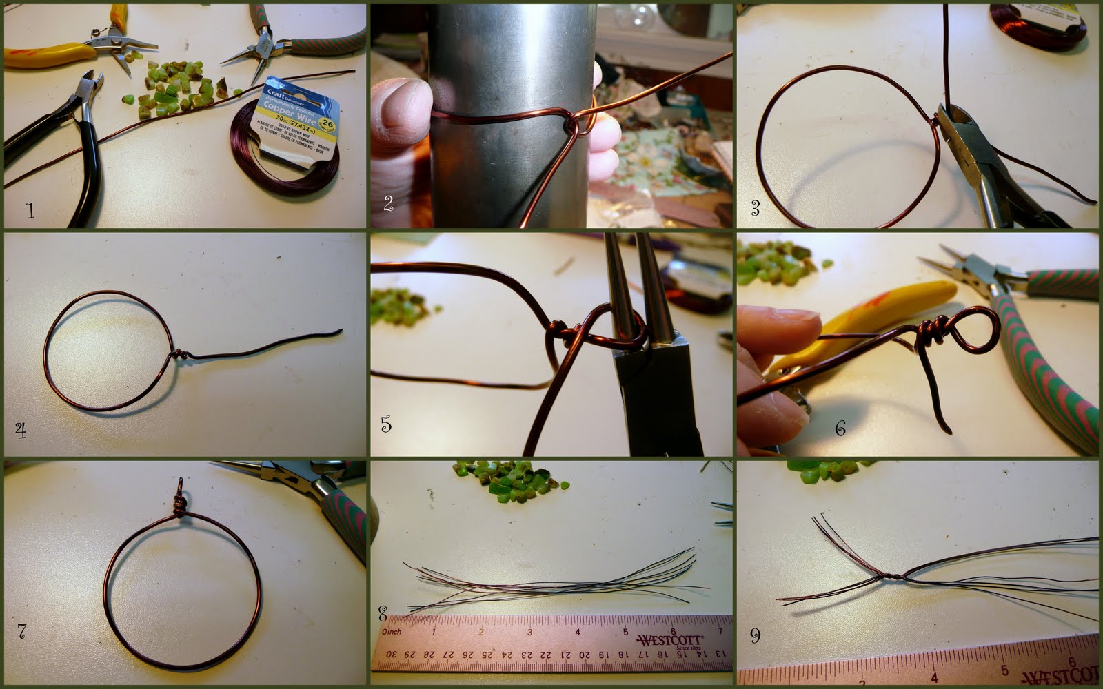 Dana S Jewelry Design Tutorial Tree Of Life Pendant Bracelet Mandrel Or Pill Bottle To Make The Round Frame Not Pictured