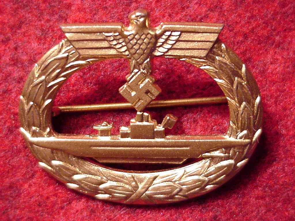 U-Boote Sous-Marins De La Kriegsmarine  Kriegsmarine+u-boot+kreisgabzeichen+u-boat+war+badge+medali+perang+kapal+selam+angkatan+laut+nazi+jerman