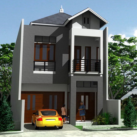 Desain Rumah Modern on Bangun Rumah Tropis Modern   Gudang Art