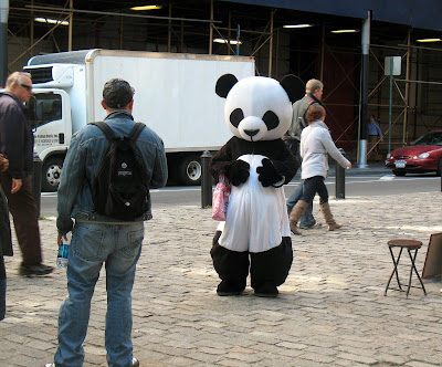 Sad Panda Sighting in Lower Manhattan