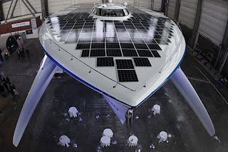 Le plus grans bateau solaire .