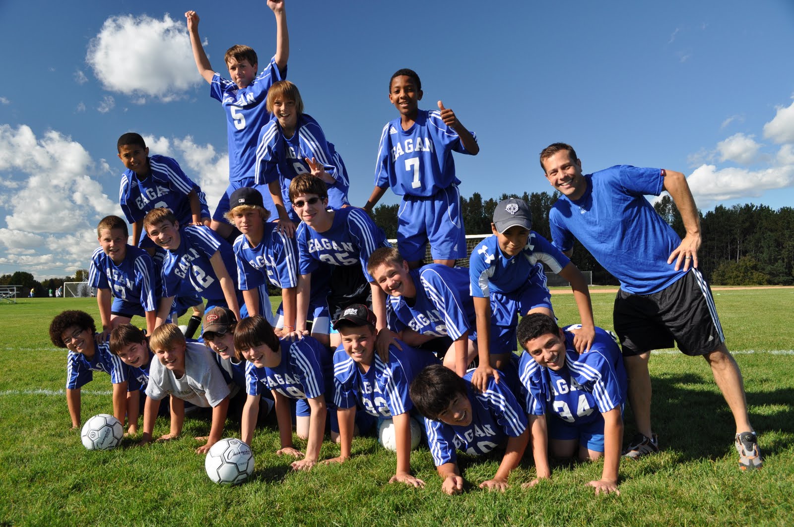 School Soccer Team
