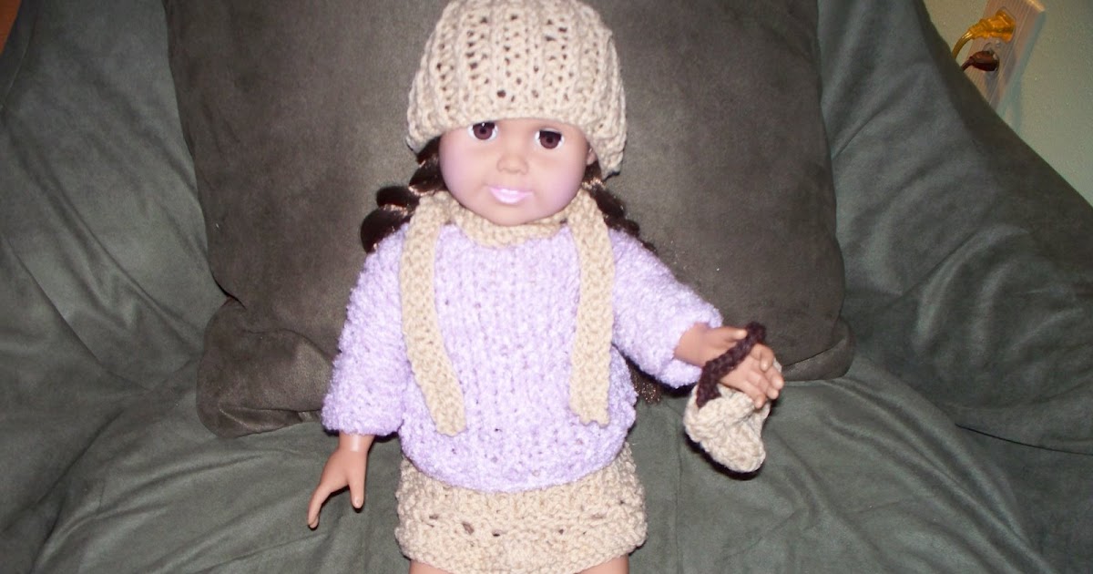Knitting Nellys Yarn Cache: Doll Purse for 18