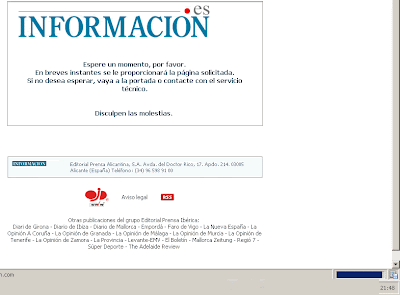Fallos en el Diario Informacion