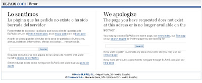 El País reacciona… borrando contenidos