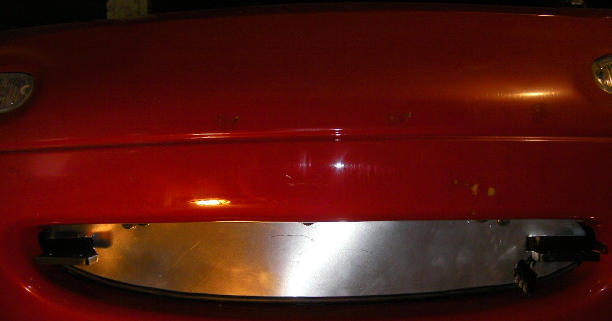 EV Miata An Electric Miata Project Blocked grill and "monster teeth"