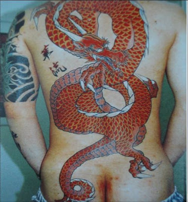 Tatuagem Oriental, Asian Tattoos (Set) Dragon Tattoo is the popular and cool