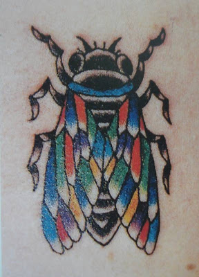 Fly tattoo; Housefly tattoo