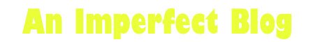 An Imperfect Blog