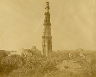 Ruins+near+the+Kootub+Delhi+-+1858