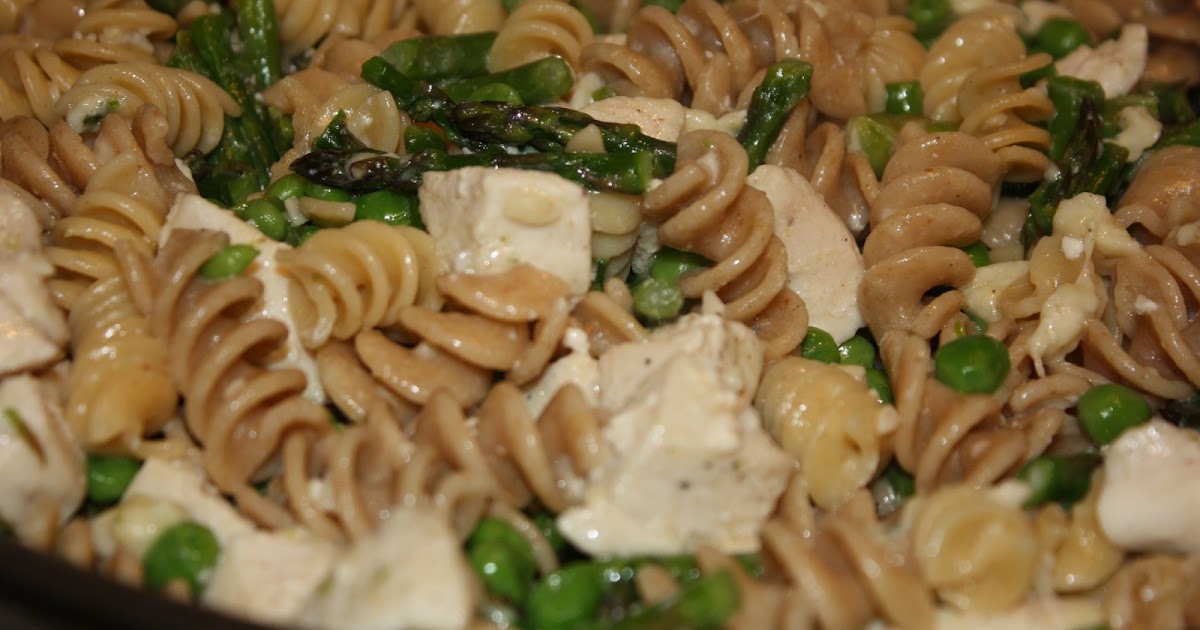 Mmm...Cafe Rotini with Asparagus, Sage and Peas