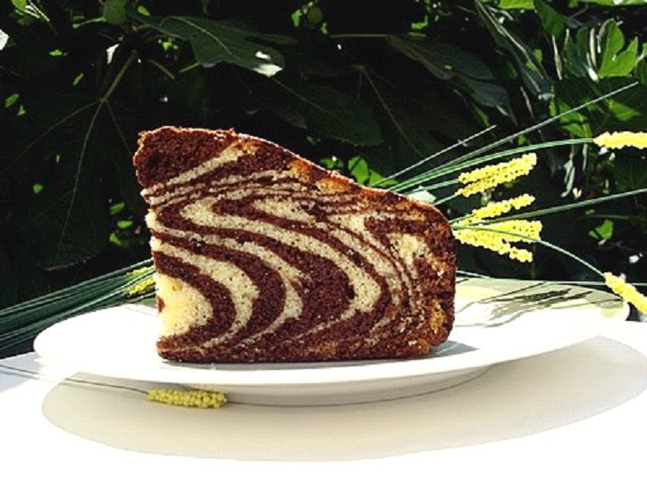 kalıpta zebra kek