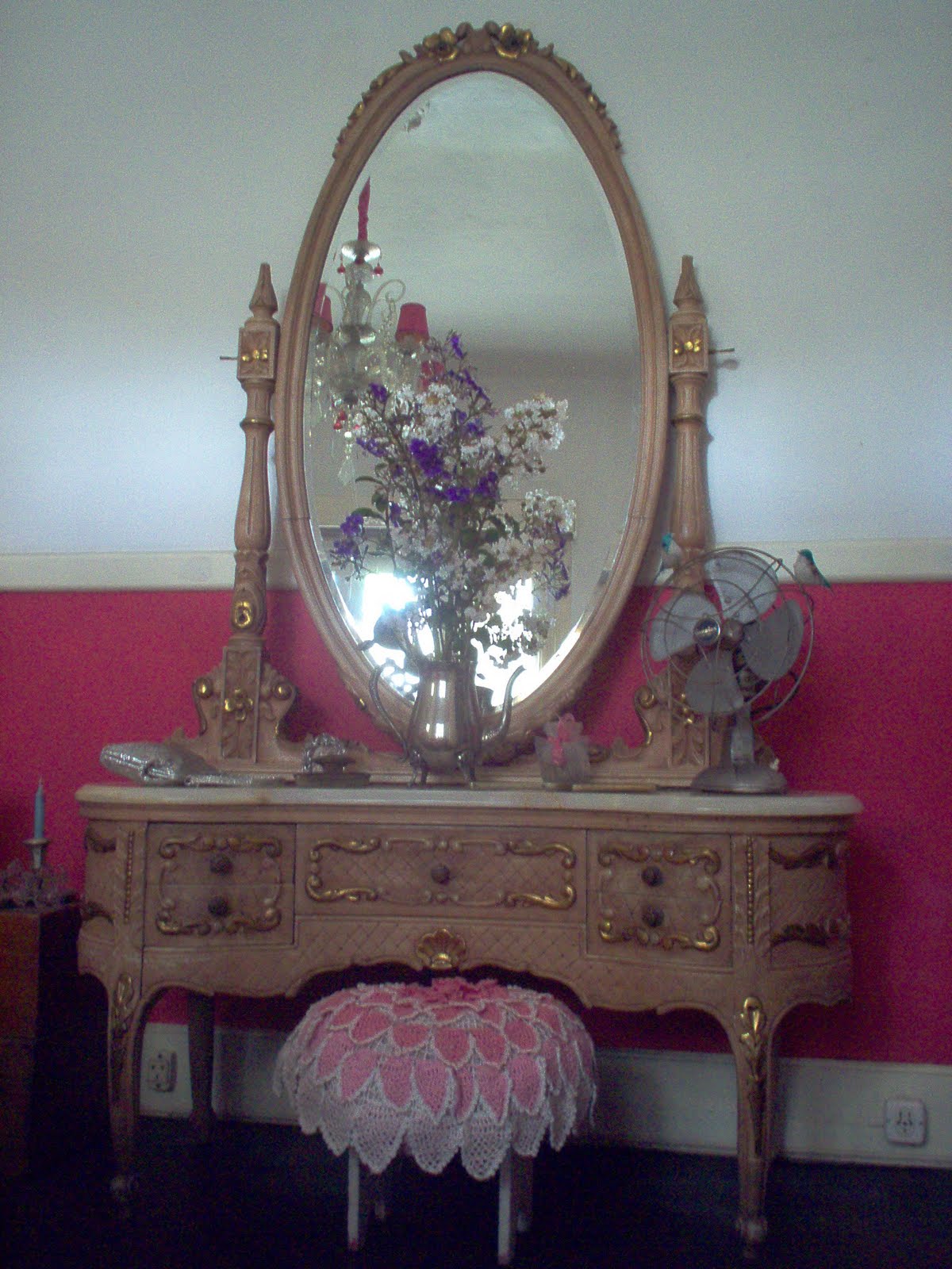 La cabeza de Maria Antonieta: Tocador Francés estilo Regencia, antes y