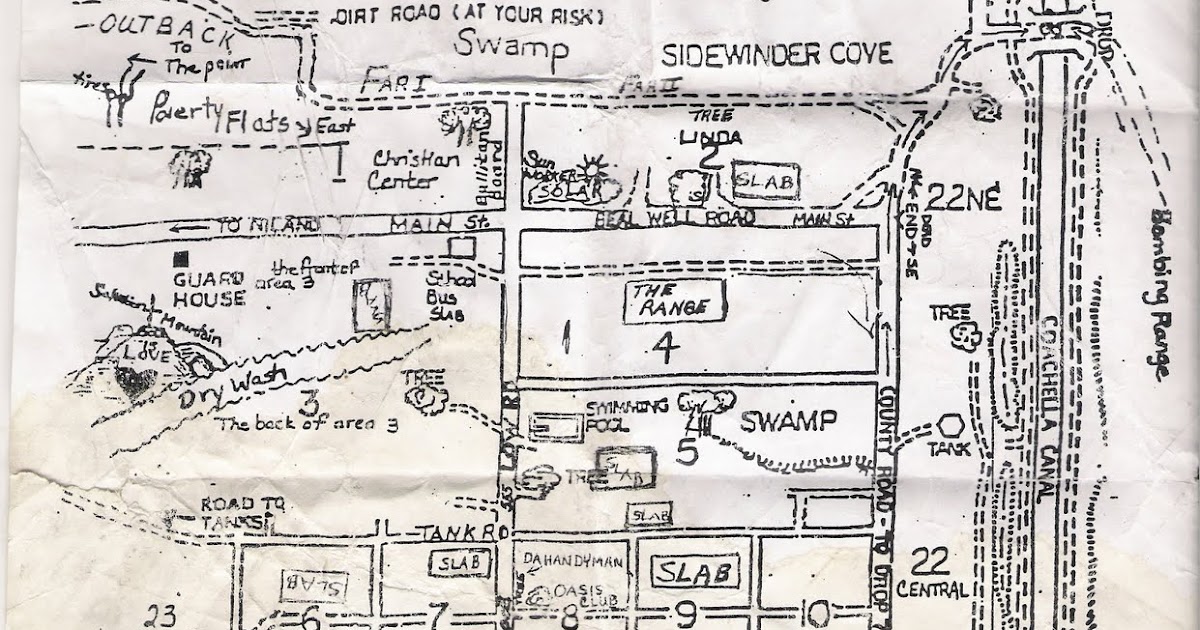 Mimi (and Me) On The Move The Official Unofficial Slab City Map