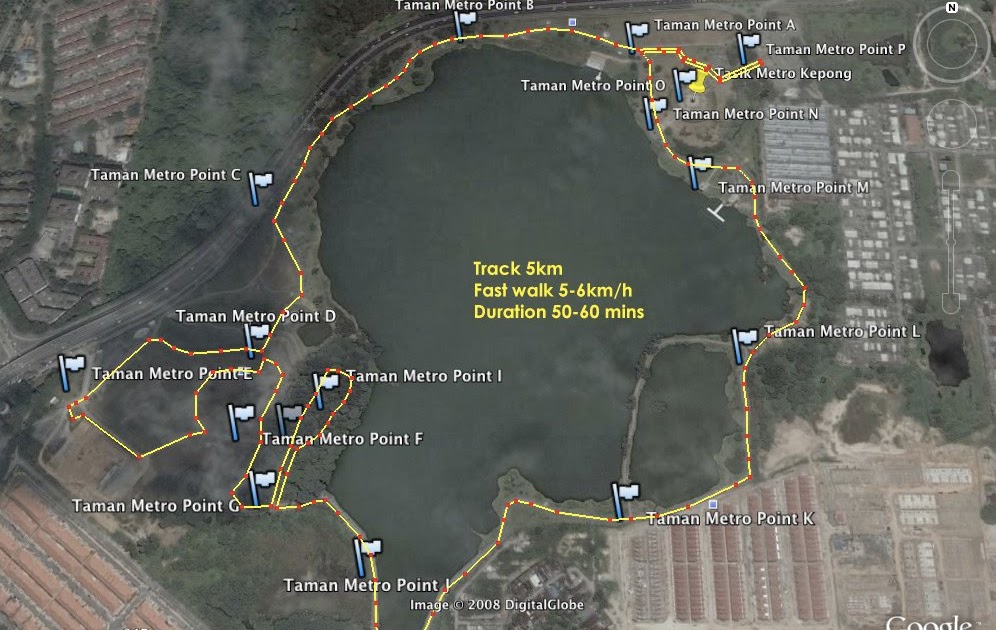 Taman Metropolitan Kepong Map Jom La Jalan: Jogging At Taman Metropolitan, Kepong