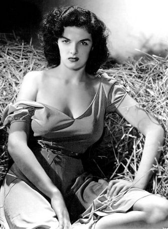 Jane Russell in "The Outlaw"