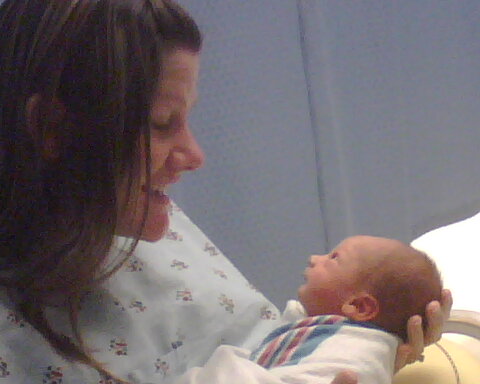 Mommy and Bradley...