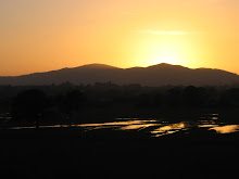 Sunset over the Malverns