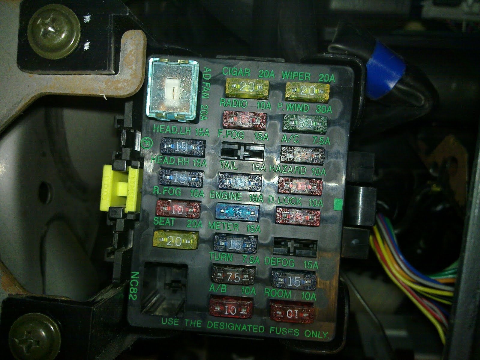 garage: Fron fog lights installation (I decided to stop this due to