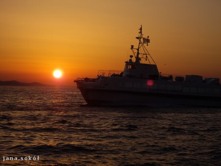 Zadar Zachody słońca Zadar Pływanie