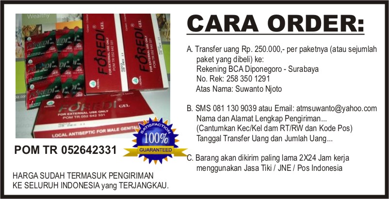 ORDER SEKARANG JUGA -- RAHASIA TERJAMIN