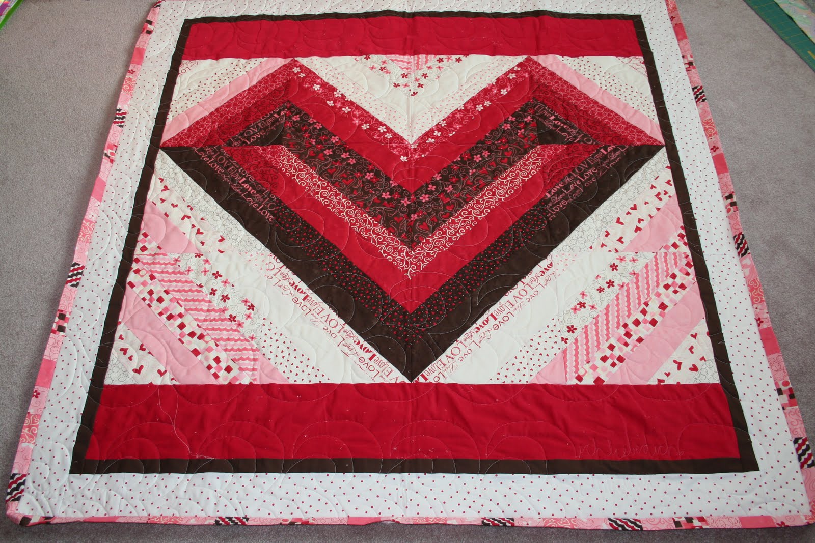 it's not material...it's spiritual easter evening, quilts with and