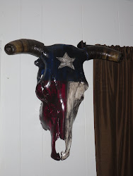 Chad Minkley 2010 Texas Flag Bull Head