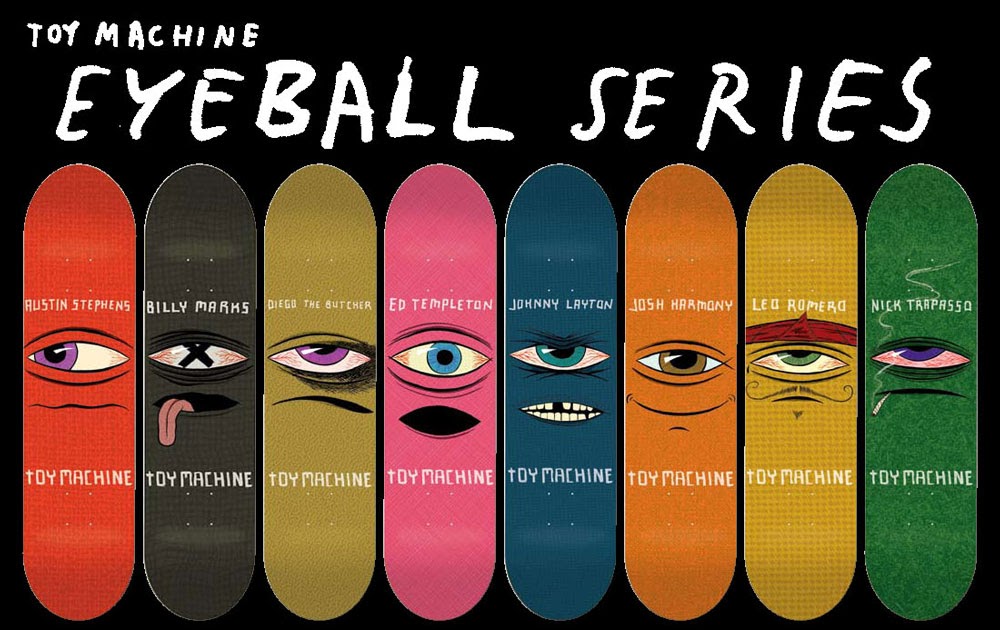 skate eye ball series toy machine