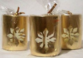 Gold Christmas Candles hot picture