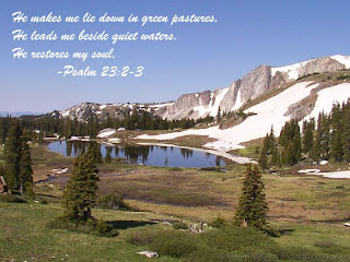 bible Verse Psalm 23 is about the god as shepard hot wallper at snow green hills