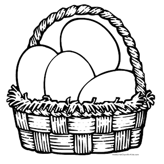 coloring page of Basketful eggs to color by kids sexy pic