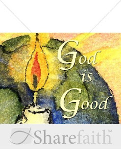 share faith god is good yellow photo
