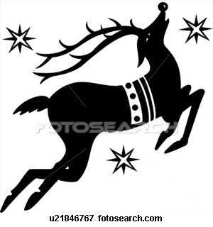 christmas reindeer xmas jesus pictures christian download free gallery black picture holiday celebrations december 2009 crafts clip art