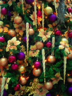 Christmas night decoration of Christmas tree with Christmas shiny baubles(balls) Christmas photos and religious backgrounds for Christians decoration ideas for Christmas free download