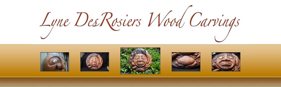 Lyne Des Rosiers Wood Carving