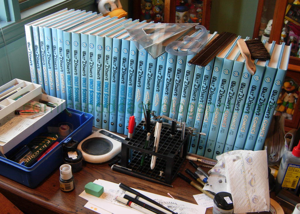 Don Rosa's Workspace