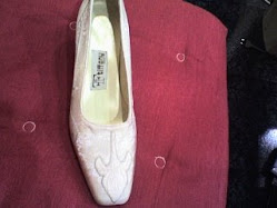 Replica del zapato de la Infanta Cristina el día de su boda