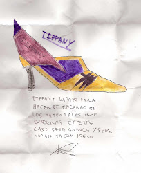 Tiffany zapato para hacer de encargo