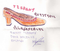 Zapato Tiffany para hacer de encargo