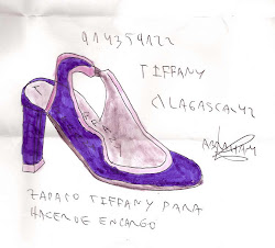 zapato Tiffany para hacer de encargo.