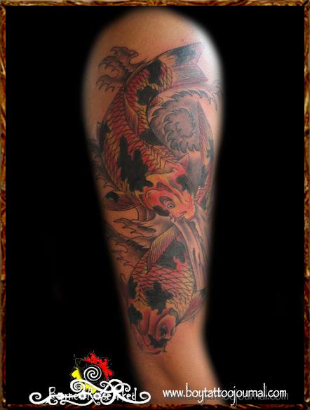 ikan koi tattoo