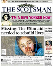 THE SCOTSMAN, front page 25 March 2008