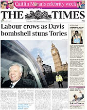 Murdoched London Times Friday 13 June 2008 misreporting the David Davis resignation