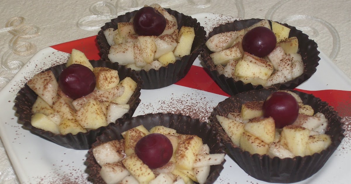 nurdanın mutfağı PASTA DEFTERİ ÇİKOLATA ÇANAĞINDA MEYVE SALATASI
