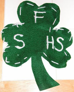 Sewn Felt Shamrock