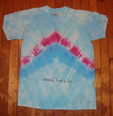 "Jesus I Trust in You" Tie-Dye