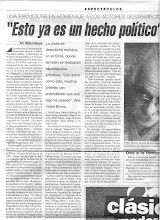 Artículo en Pagina 12 sobre el Monumento